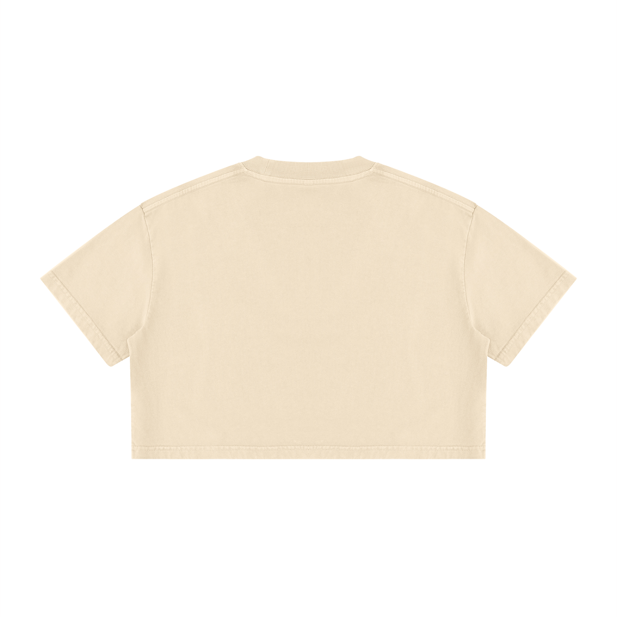 DeLuX Women's Mineral Wash Cotton Crop T-Shirt