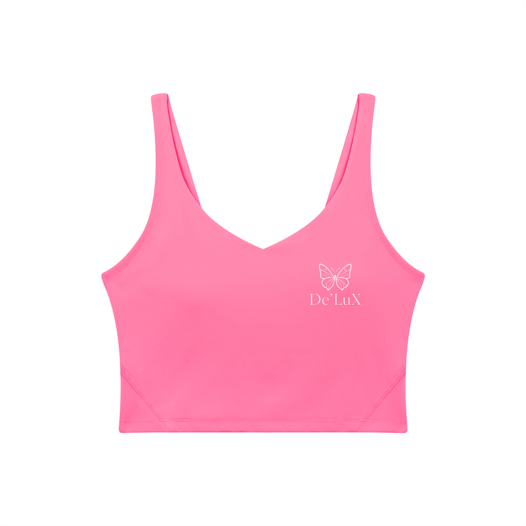 Women's V-Neck Yoga Sports Bra