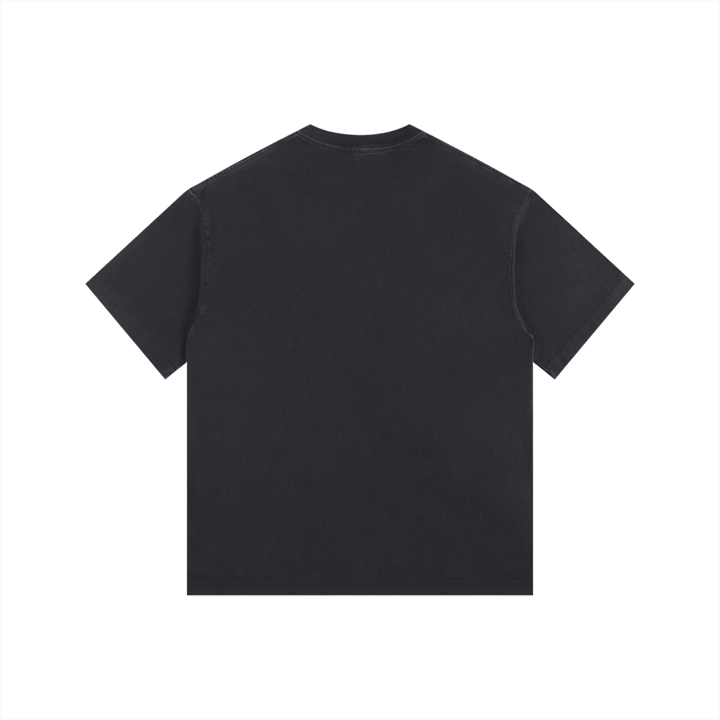 DeLuX Vintage Washed Oversized Cotton T-Shirt