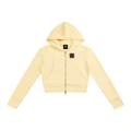 DeLuX Women’s Slim Crop Full Zip Hoodie