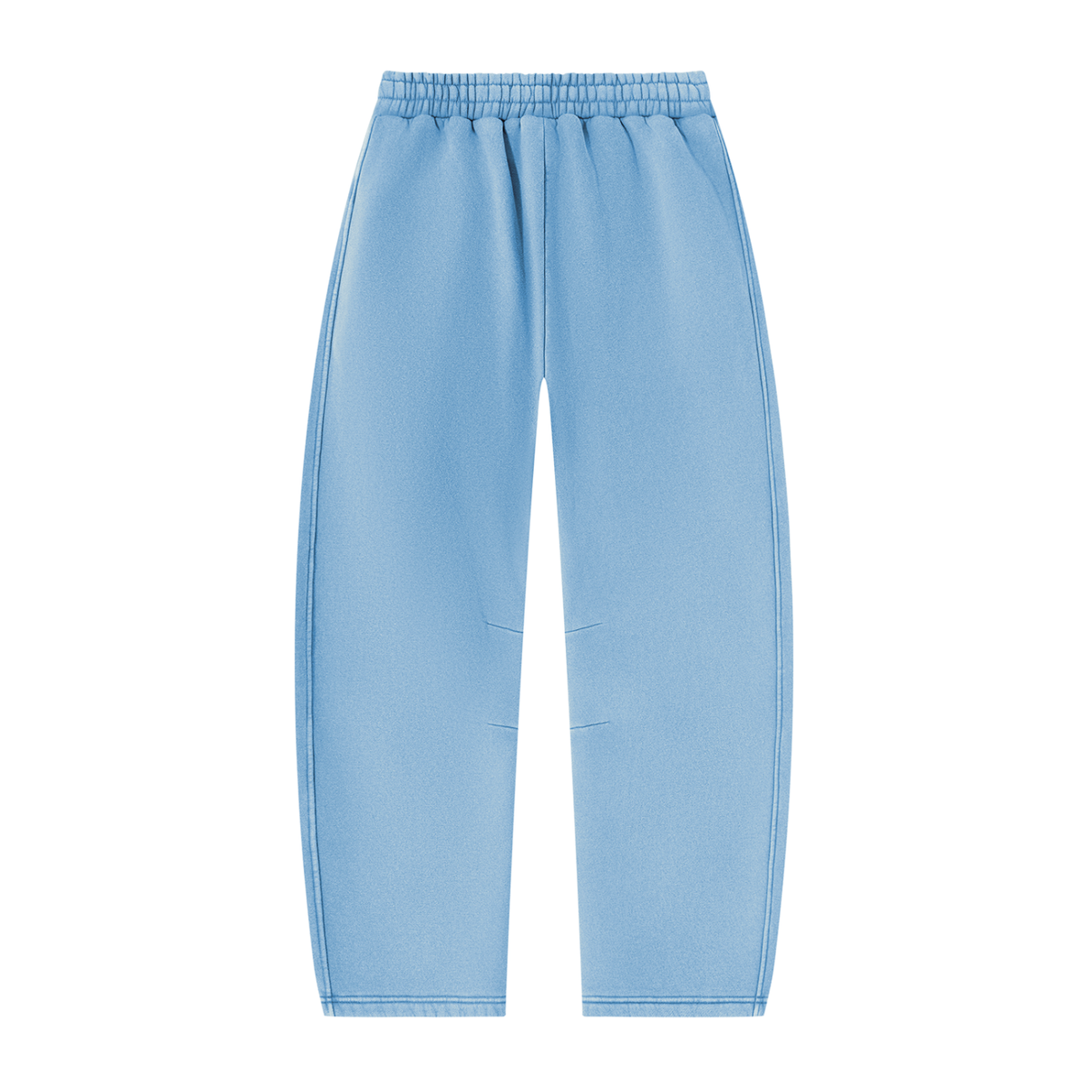 DeLuX Vintage Wash Barrel Leg Fleece Sweatpants