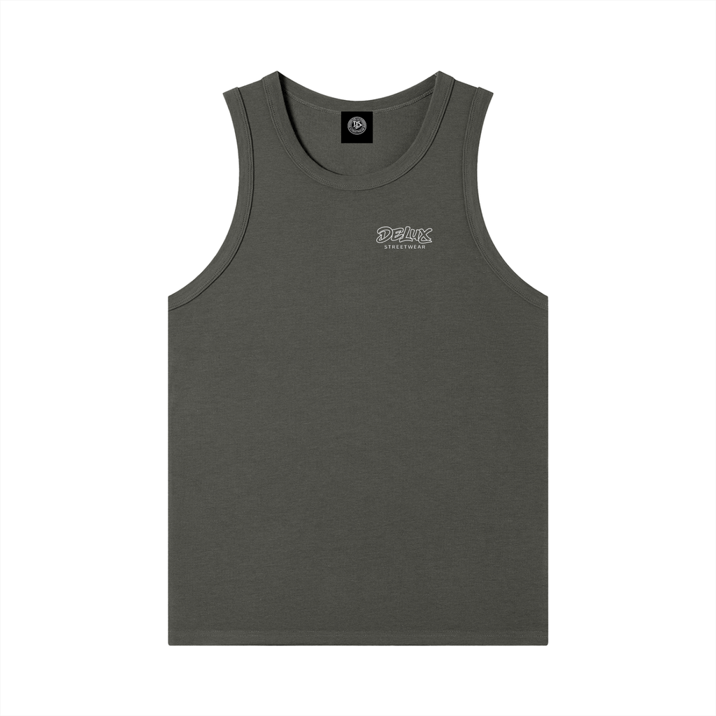 DeLuX Men's Heavyweight Ribbed Tank Top