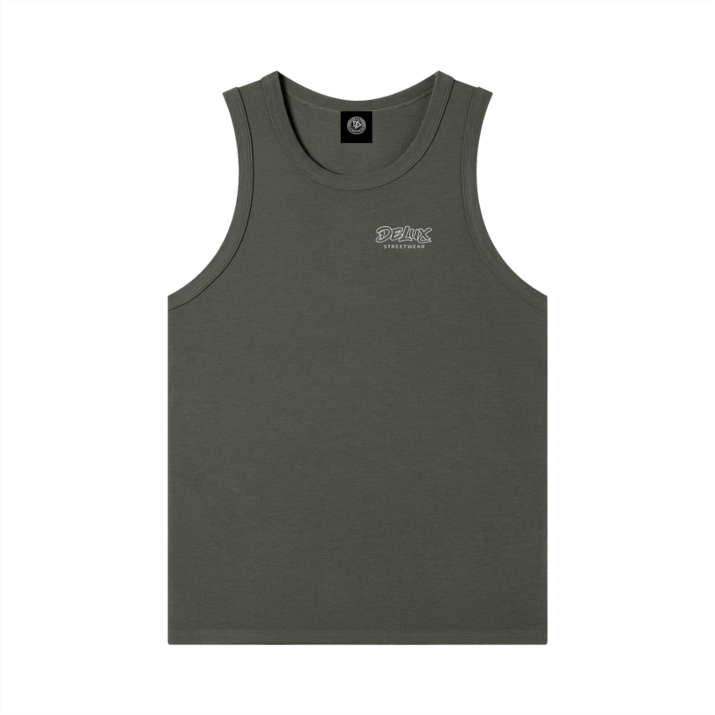 DeLuX Men's Heavyweight Ribbed Tank Top