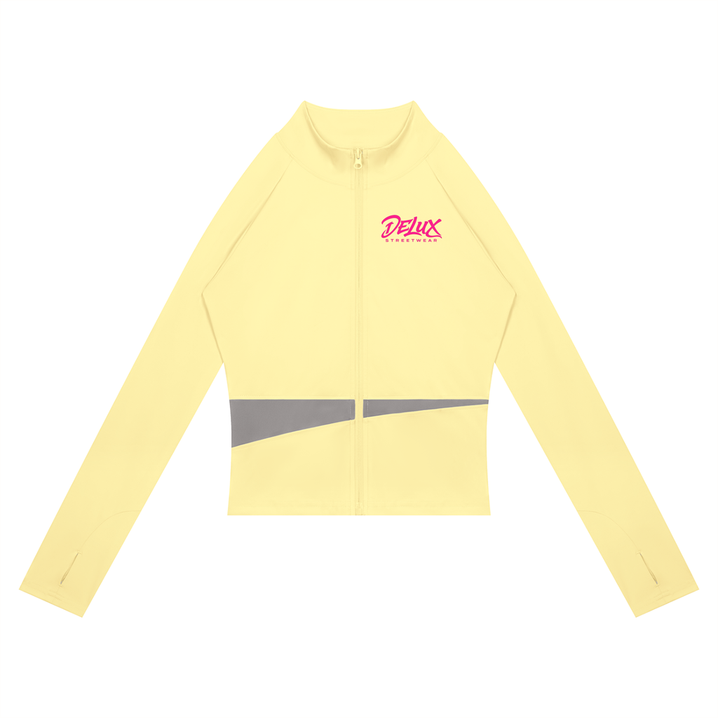 DeLuX Women's Paneled Yoga Jacket