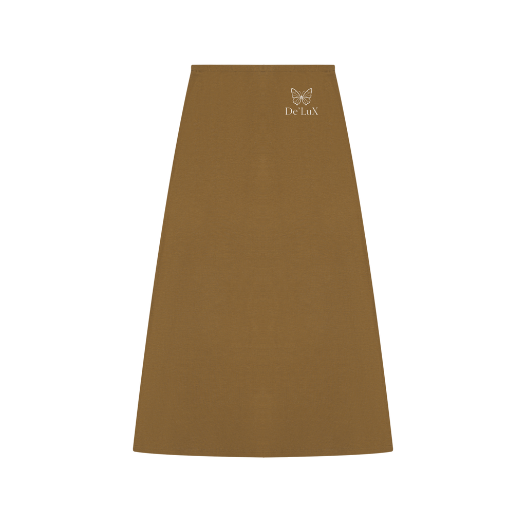 Women's Solid Color Knit Maxi Skirt