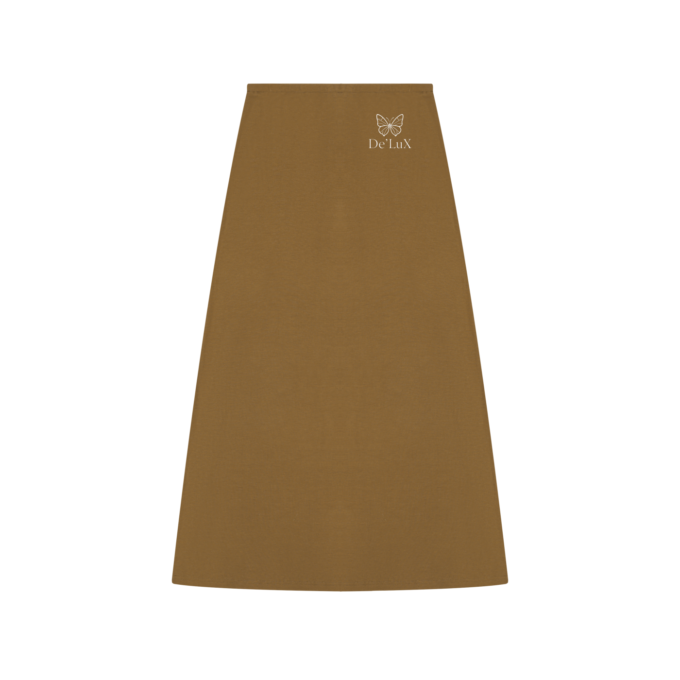 Women's Solid Color Knit Maxi Skirt
