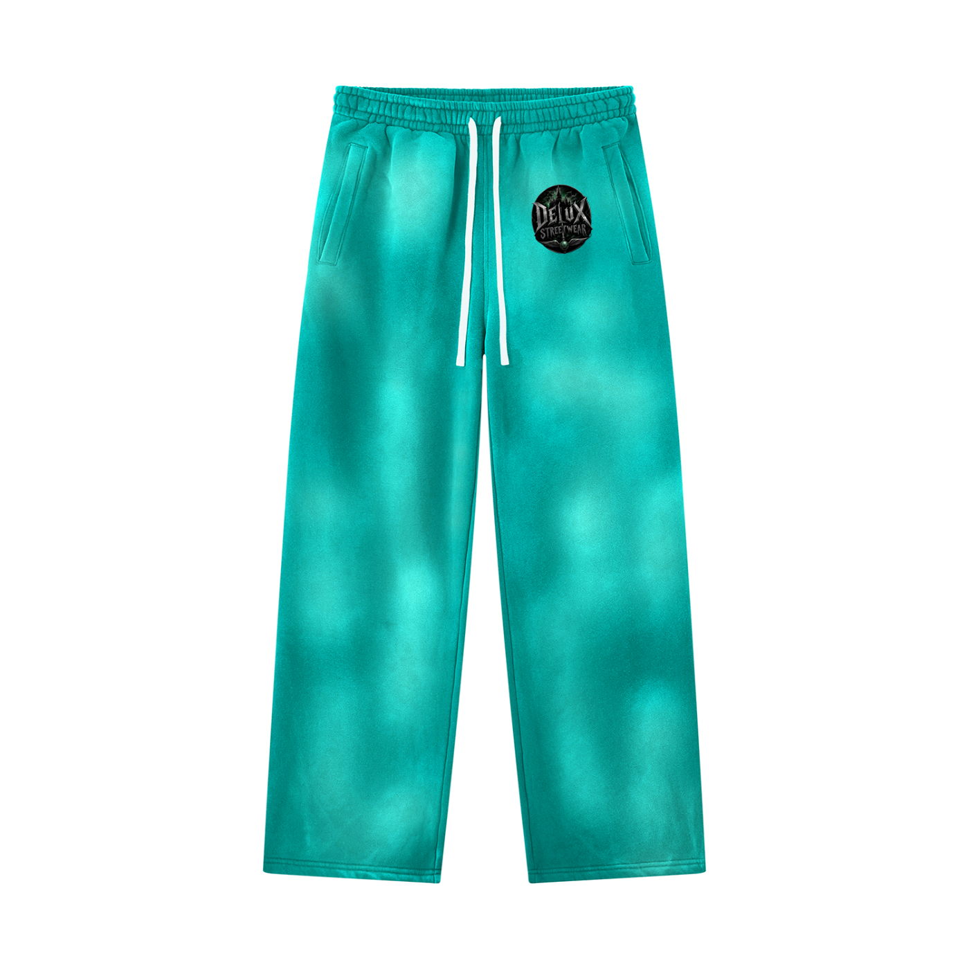 DeLuX Sunfade Wide Leg Fleece Sweatpants