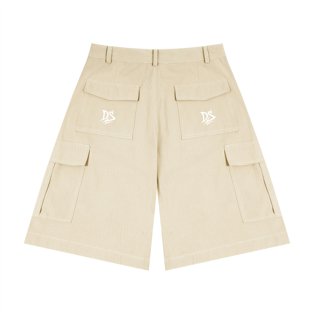 Unisex Woven Cargo Shorts