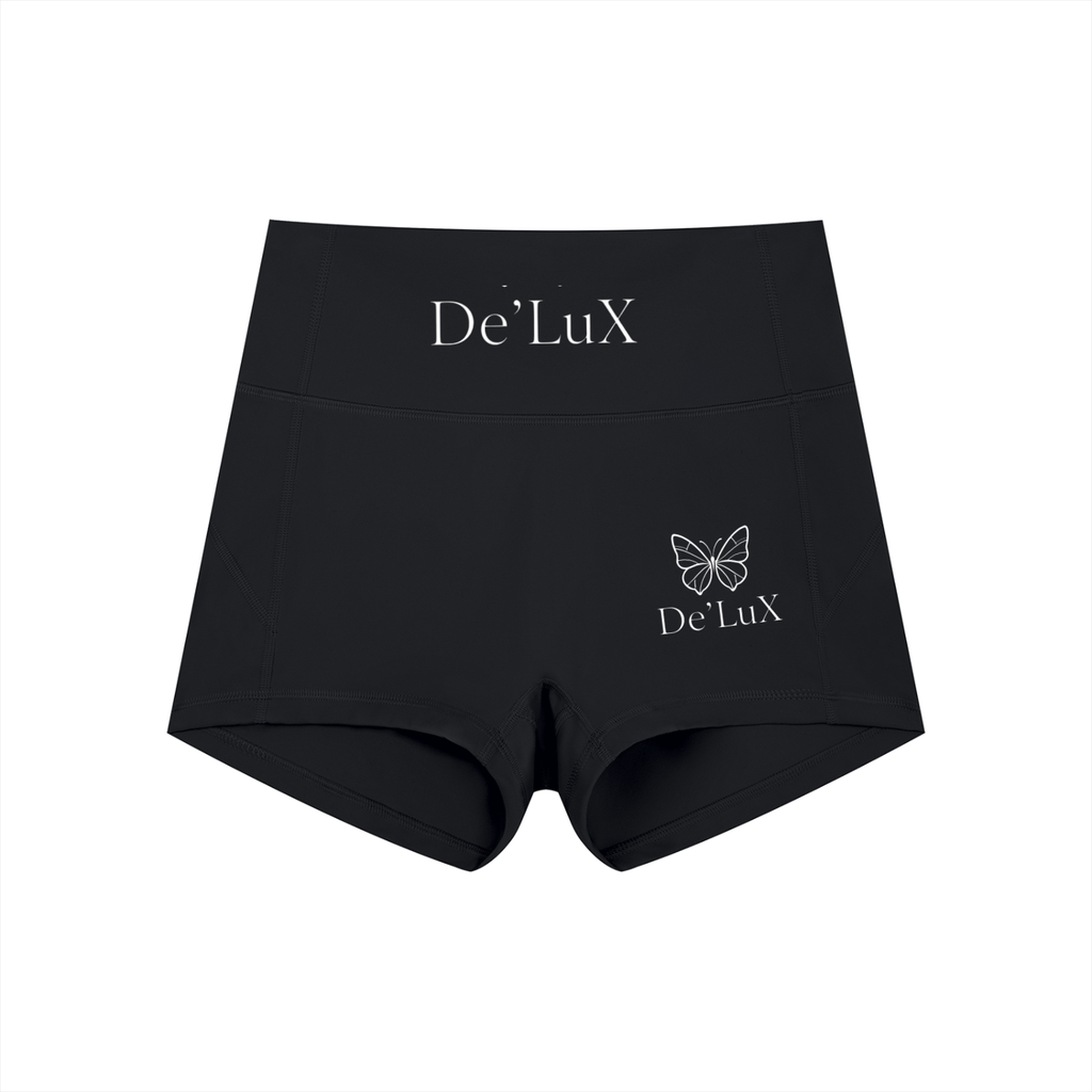 DeLuX Women’s High-Waist Yoga Shorts