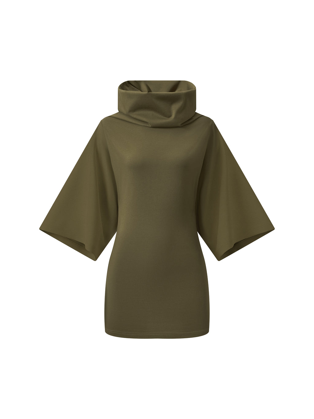 DeLuX Women’s Turtleneck Batwing T-Shirt