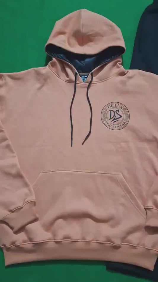 De’LuX Georgia Peach/Black Hoodie